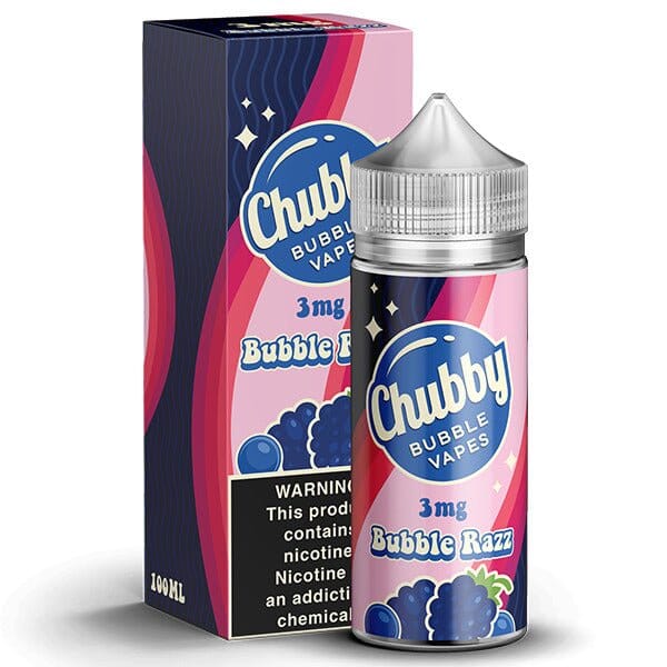Chubby Bubble Vapes Series Bubble Razz E-juice 100mL
